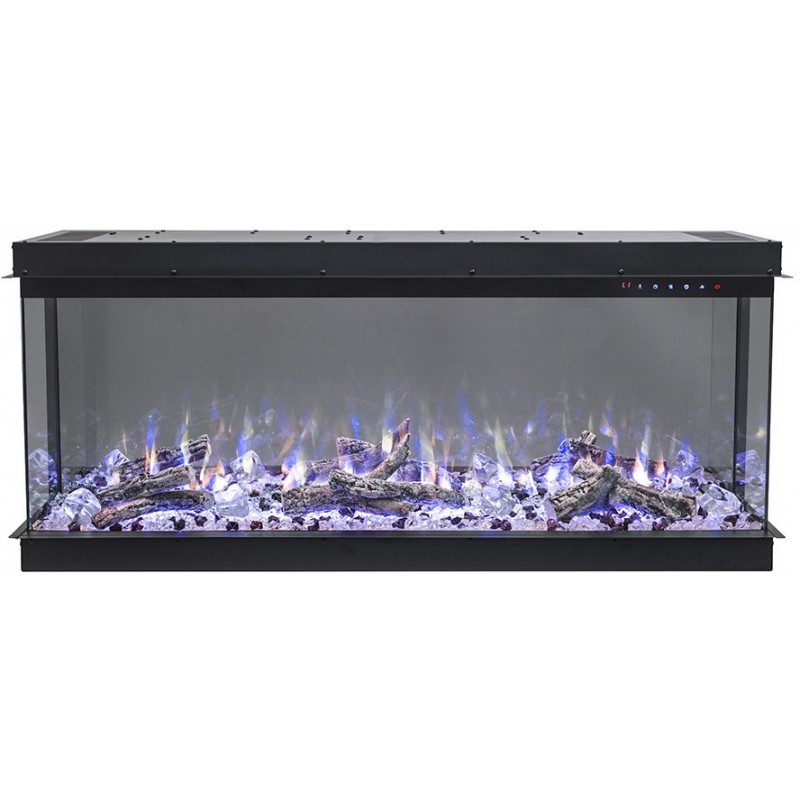 IMPERIAL 36" - trójwymiarowy Kominek elektryczny LED ścienny AFLAMO - MODEL 2019