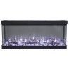 IMPERIAL 36" - trójwymiarowy Kominek elektryczny LED ścienny AFLAMO - MODEL 2019