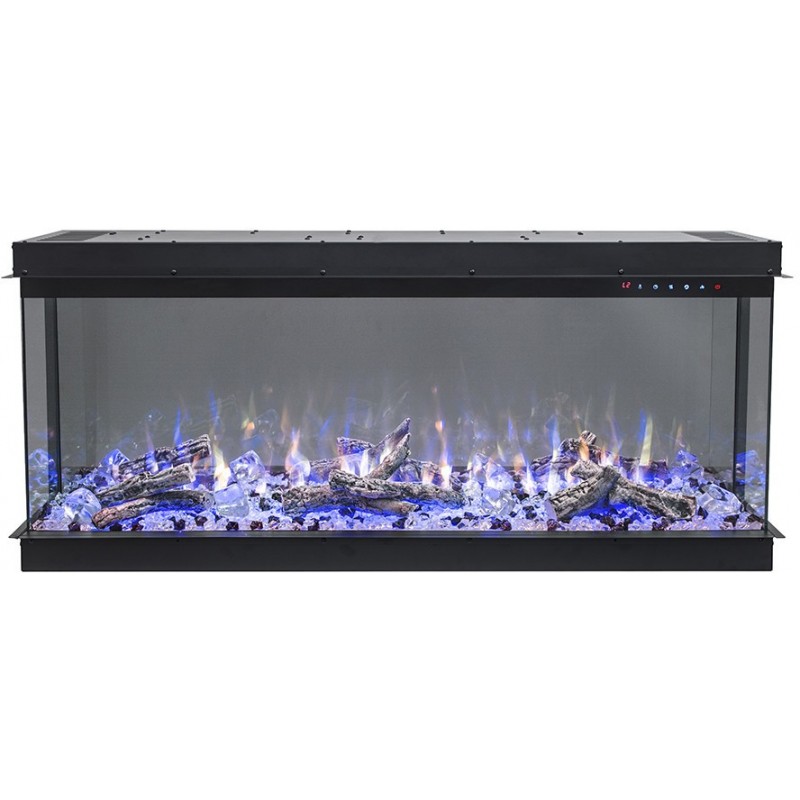 IMPERIAL 36" - trójwymiarowy Kominek elektryczny LED ścienny AFLAMO - MODEL 2019