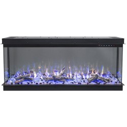 IMPERIAL 36" - trójwymiarowy Kominek elektryczny LED ścienny AFLAMO - MODEL 2019