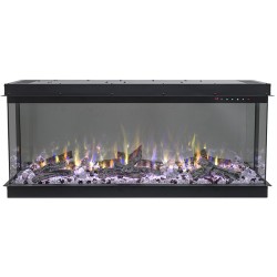 IMPERIAL 36" - trójwymiarowy Kominek elektryczny LED ścienny AFLAMO - MODEL 2019