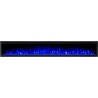 Kominek elektryczny LED ścienny / wkład elektryczny ROYAL 72" AFLAMO