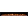 Kominek elektryczny LED ścienny / wkład elektryczny ROYAL 72" AFLAMO