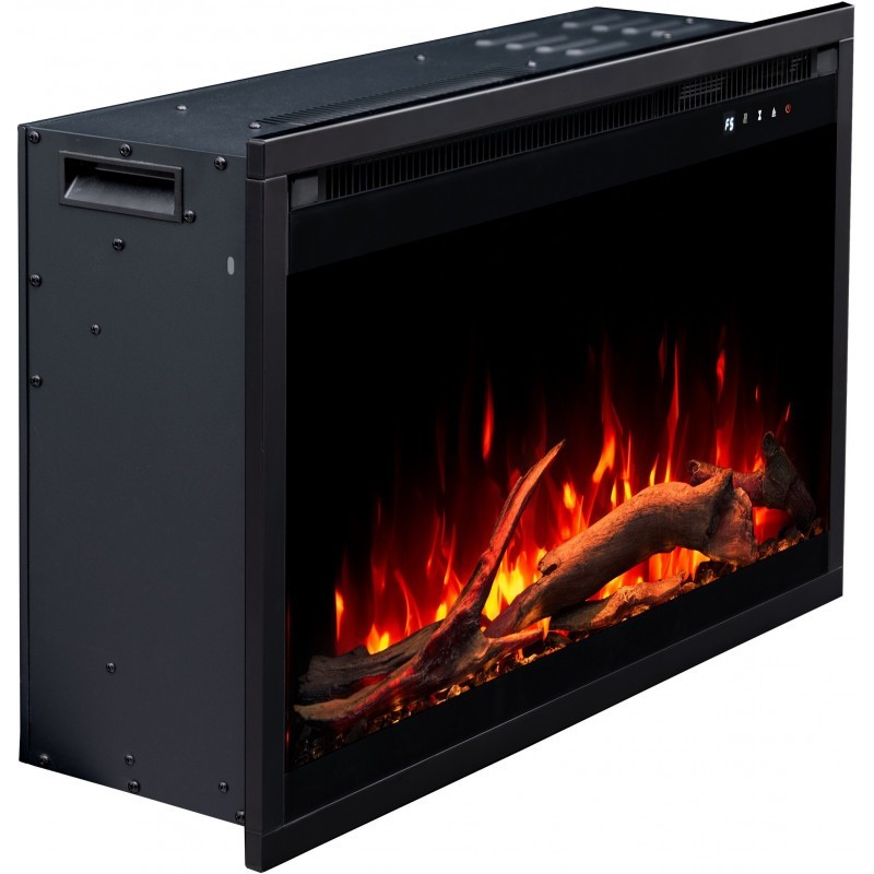 AFLAMO 3D 80x60 cm, caminetto elettrico da incasso