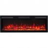 MAJESTIC PRO 213cm + Sound, Camino elettrico a LED da parete e da incasso AFLAMO