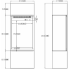 MILOS 3D 40 Caminetto elettrico bianco con rivestimento + SUONO - AFLAMO
