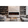 ROYAL 3D 140 cm, caminetto elettrico da incasso AFLAMO