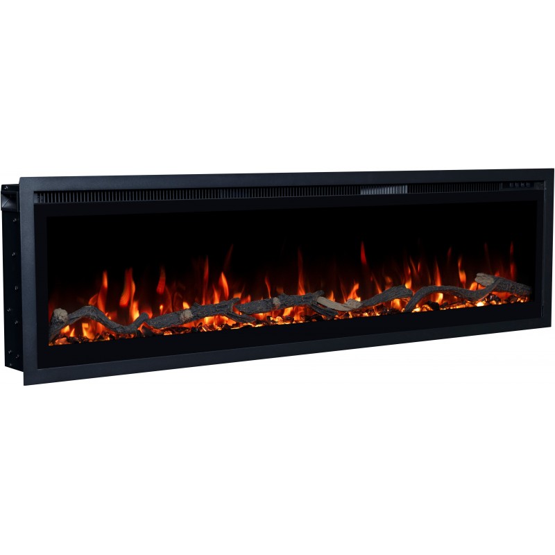 REGAL, Camino elettrico a da parete e da incasso con suono EmotionFlame
