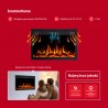 INFINITY Camino elettrico da incasso con suono EmotionFlame