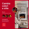 Caminetto elettrico con rivestimento VELIS Emotionflame