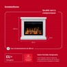 Caminetto elettrico con rivestimento VELIS Emotionflame